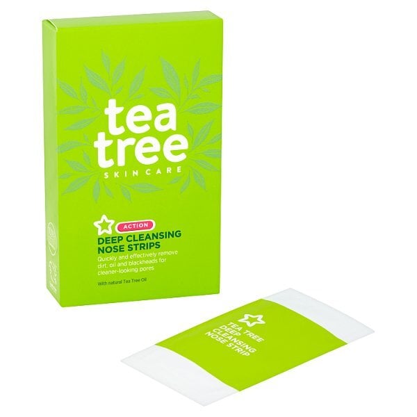 Superdrug Tea Tree 6 Action Deep Cleansing Nose Strips