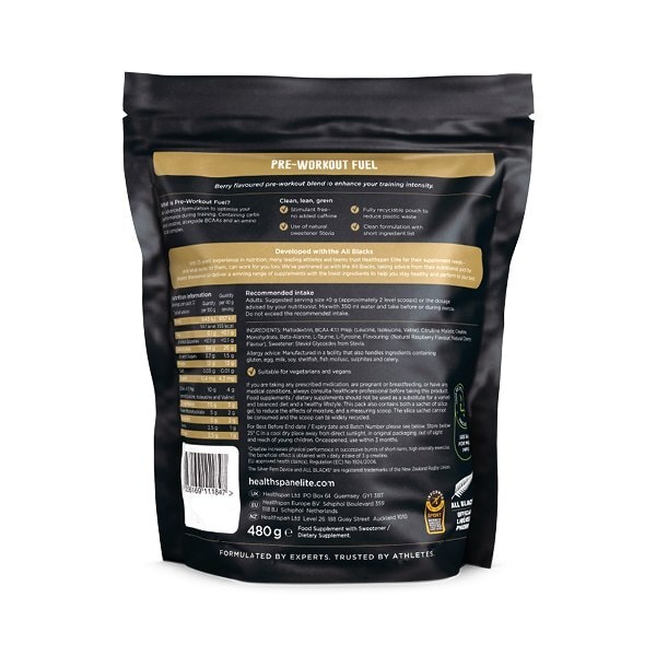 DNR HEALTHSPAN PRE WORKOUT 480G BERRY