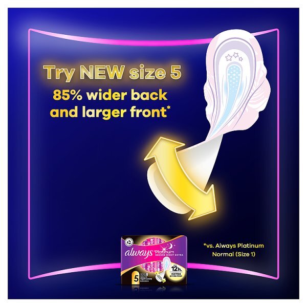 Always Platinum  Secure Night (Size 4) Value Pack 12Ctx4