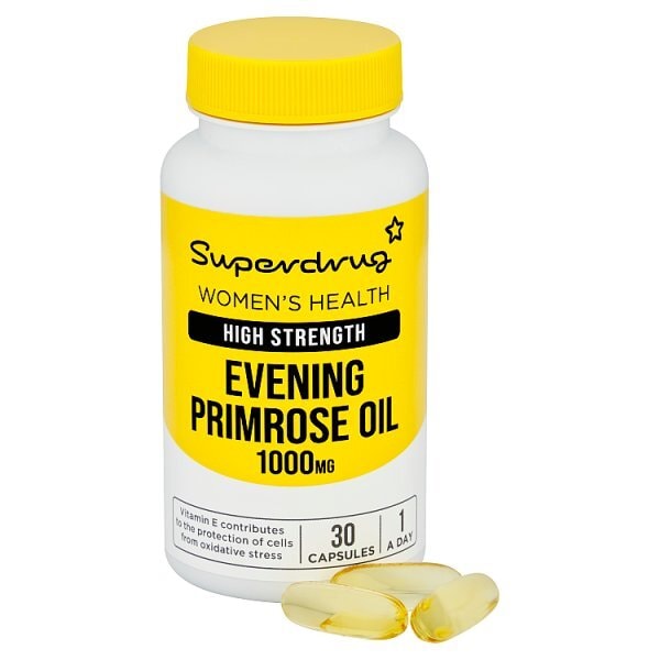 Superdrug High Strength Evening Primrose Oil 1000mg 30s