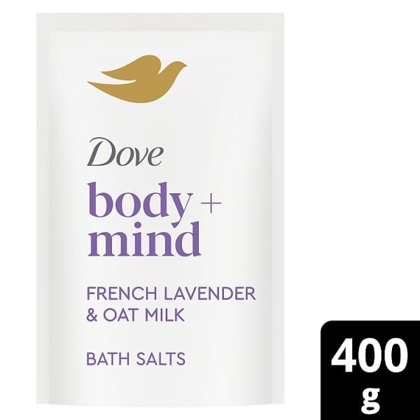Dove body + mind French Lavender Bath Salts 400g
