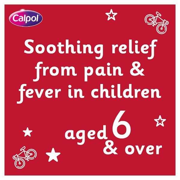 Calpol 6+ Years Fastmelts Colour & Sugar Free 12s