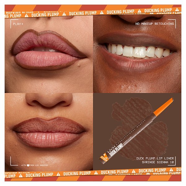 NYX Professional Makeup Duck Plump Plumping Lip Liner Syringe Siena