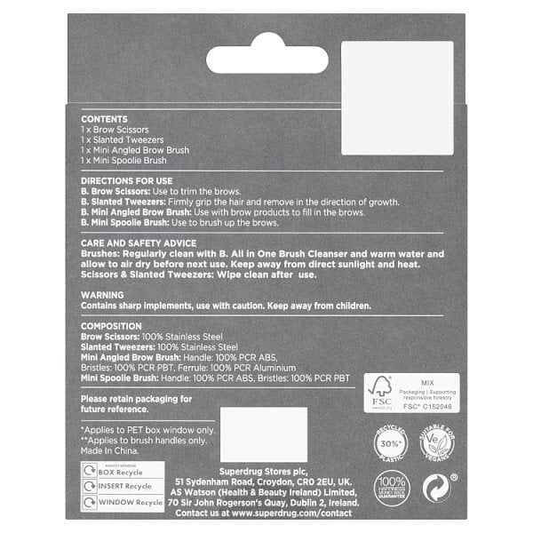 Superdrug B. Brow Perfecting Kit