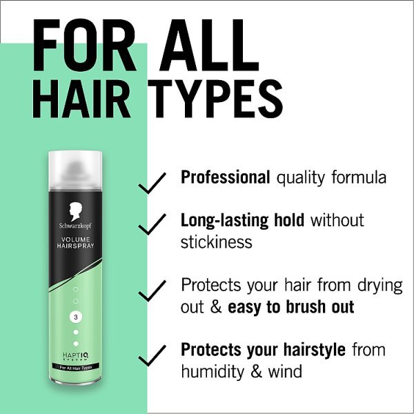 Schwarzkopf Styling Hairspray 400Ml Volume Uk