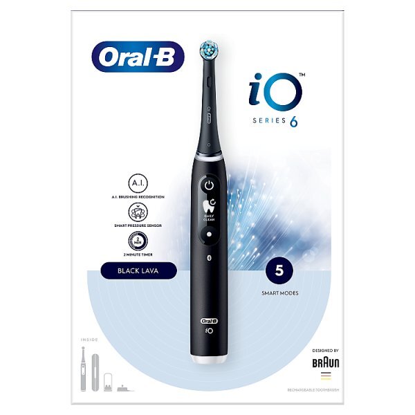 Oral-B Io6 Black Lava Ultimate Clean Electric Toothbrush