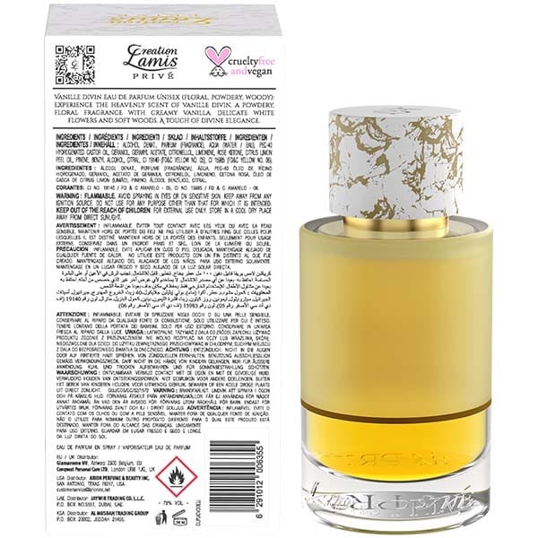 Creation Lamis Privé Vanille Divin edp 100ml
