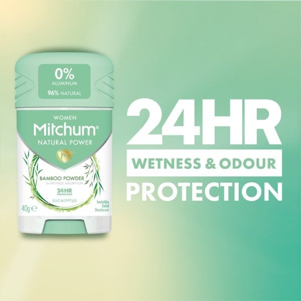 Mitchum Women Natural Power 24HR Protection Eucalyptus 40g