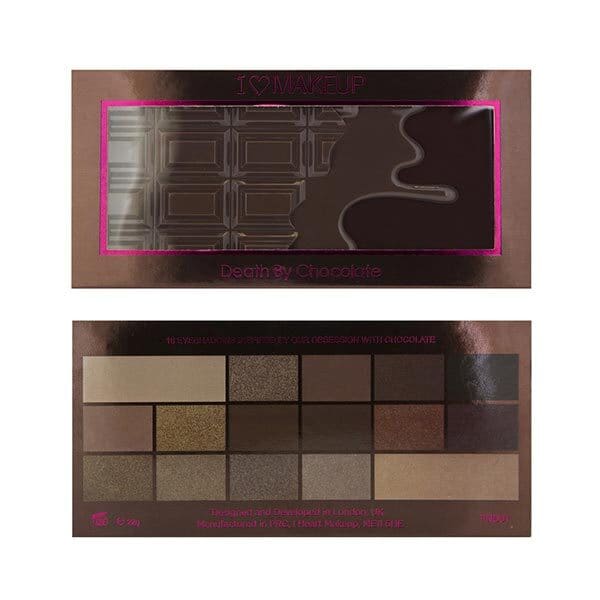 I Heart Revolution Eye Shadow Palette Death By Chocolate
