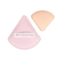 Brushworks Triangular Pillow Puff Duo