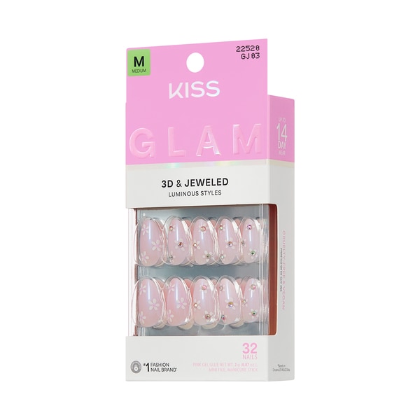 KISS GLAM JEWEL NAILS BREEZE OF BLISS