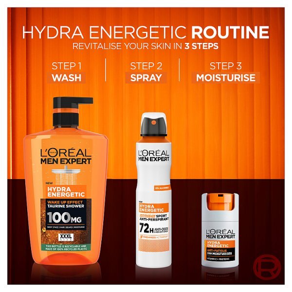 L'Oreal Paris Men Expert Hydra Energetic Shower Gel Large XXL 1L