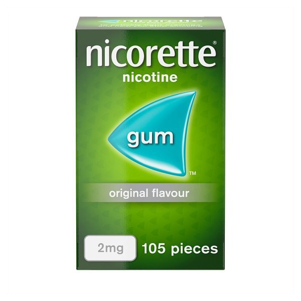 Nicorette® 2mg Gum 105 Pieces Original Flavour Quit Smoking Aid