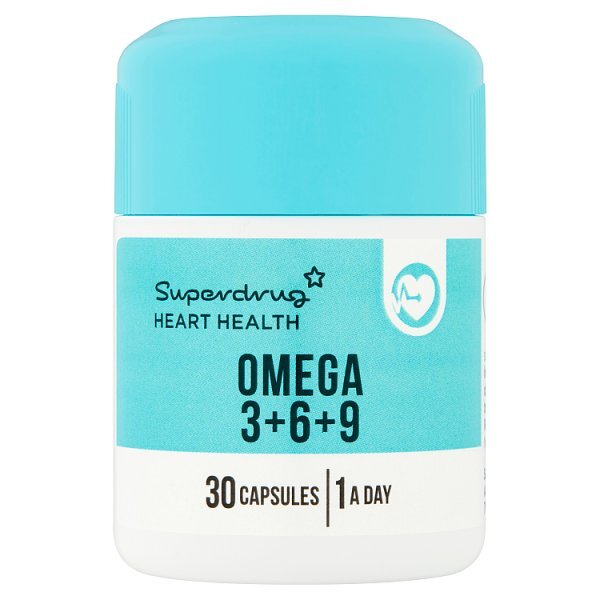 Superdrug Omega 3+6+9 30 Capsules