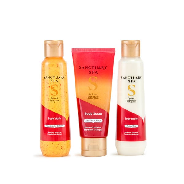 Sanctuary Spa Spiced Signature  Trio Spa Collection