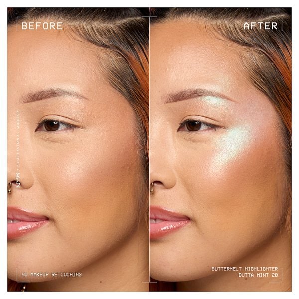 NYX Professional Makeup Buttermelt Highlighter Butta Mint
