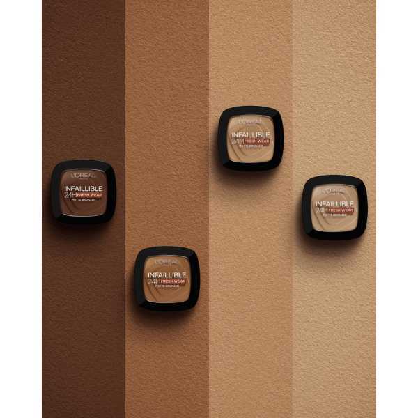 L'oreal Paris Infallible Longwear Matte Bronzer 450 Deep Tan