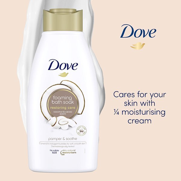 Dove Restoring Care Foaming Bath Bath Soak 450 ml