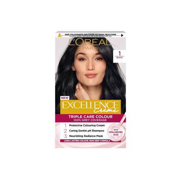 Excellence Creme 1 Natural Darkest Black Hair Dye