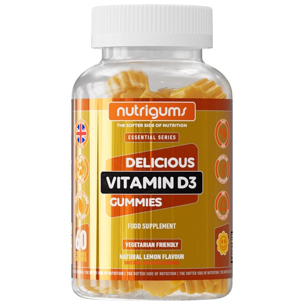 Nutrigums Vitamin D3 Lemon Flavour - 60 Gummies