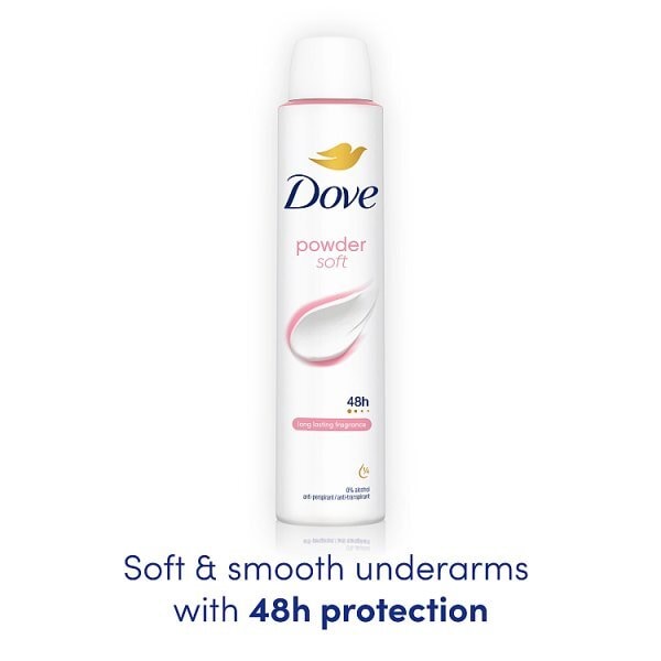 Dove Powder Soft Anti-Perspirant Deodorant Aerosol 200 ml