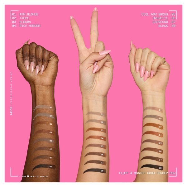 NYX Professional Makeup Fluff & Snatch Brow Powder Pen Espresso
