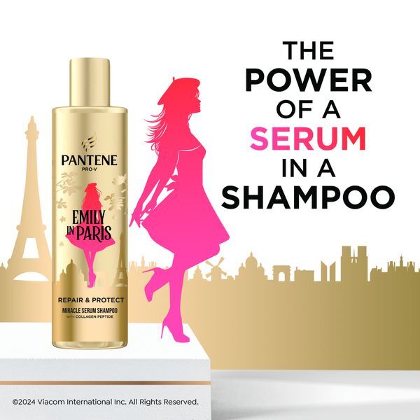 Pantene X Emily In Paris Serum Shampoo 250Ml