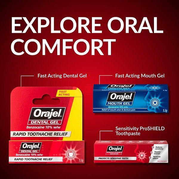 Orajel Dental Gel Toothache Relief 5.3g