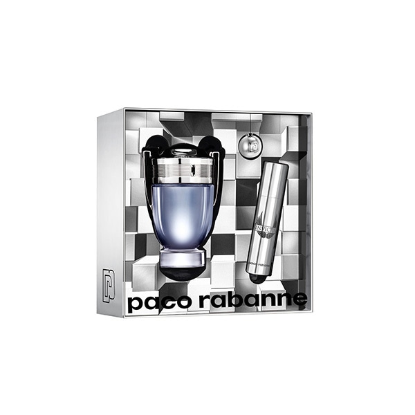 Paco Rabanne Invictus Eau de Toilette 50ml+Travel Spray 10ml