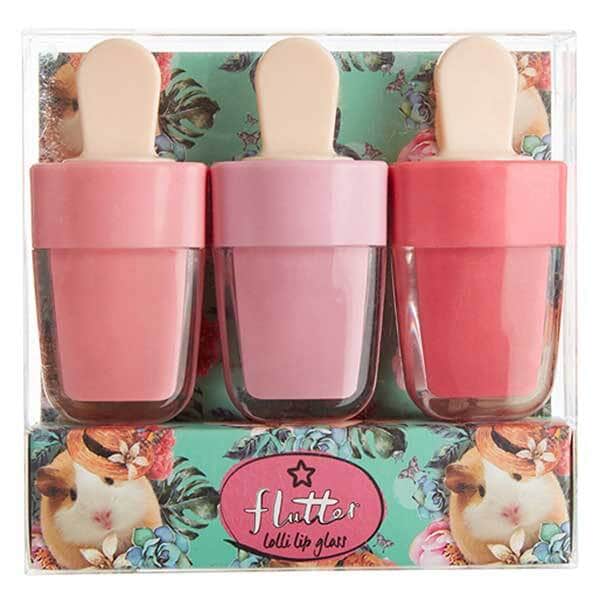 DNR Superdrug Flutter 3 Piece Lolli Lip Gloss