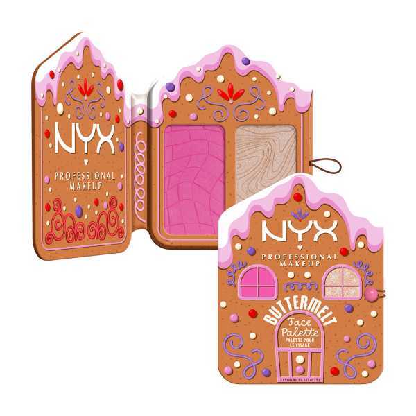 NYX Professional Makeup Buttermelt Face Palette Light/Medium