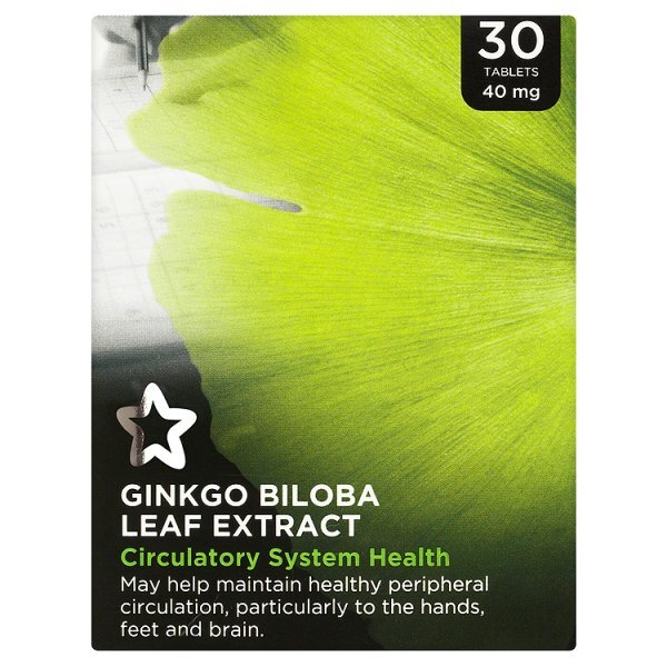 Superdrug Ginkgo Biloba Tablets x 30