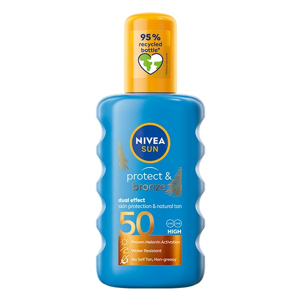 Nivea Sun Protect & Bronze Spray Spf 50 250Ml