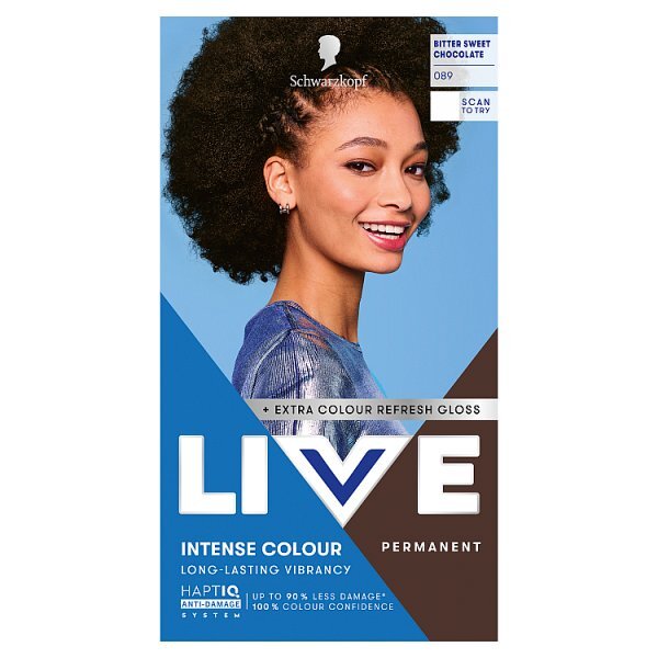 Schwarzkopf Live Bitter Sweet Chocolate Permanent Hair Dye