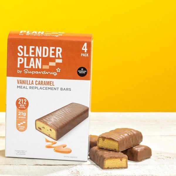 Slenderplan Vanilla Caramel Meal Replacement bar