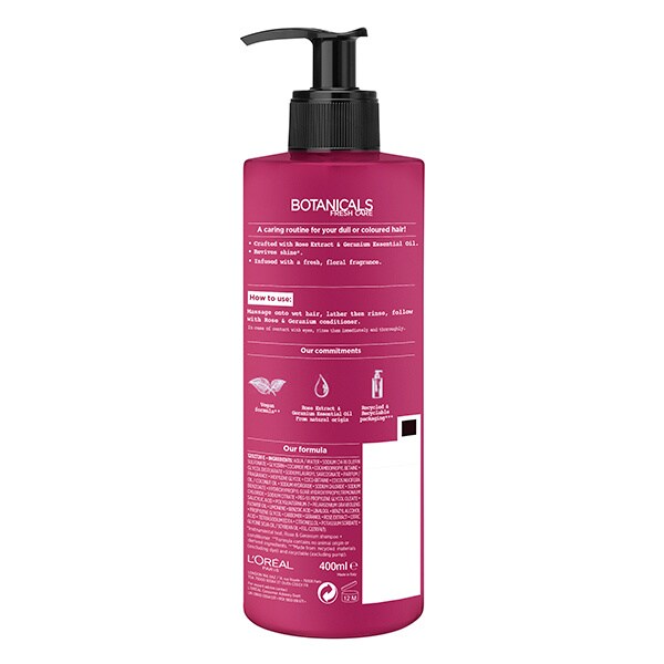 L'Oreal Botanicals Rose & Geranium Shampoo 400ml