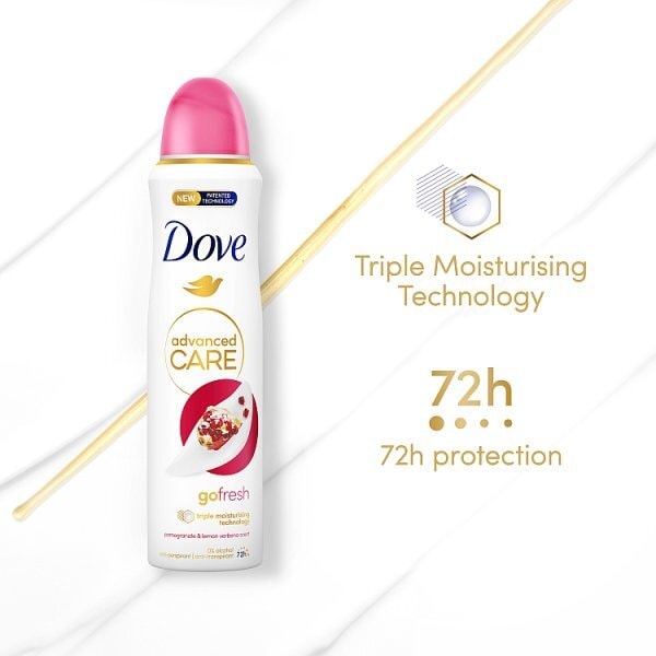 Dove Advanced Antiperspirant Deodorant Pomegranate 200ml