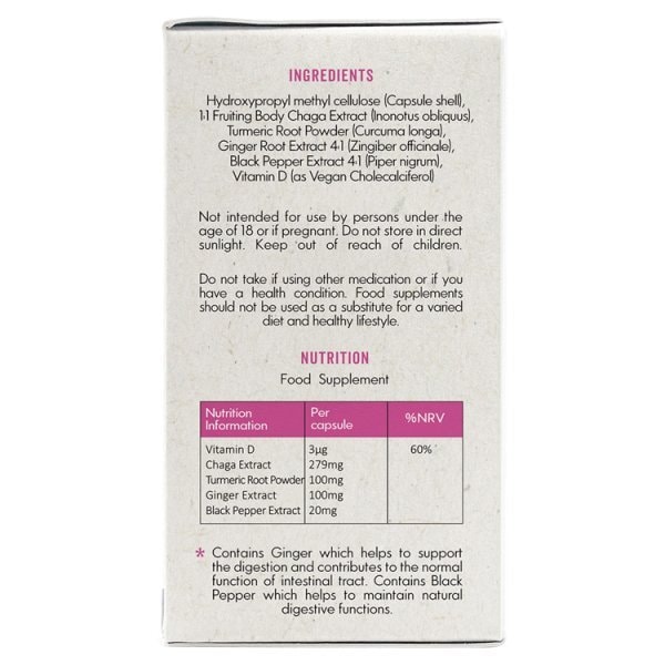 Grass & Co. Biome Chaga Mushrooms Capsules
