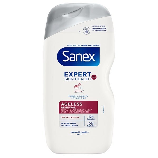 Sanex Expert Skin Health Ageless Renewal Shower Cream 450Ml