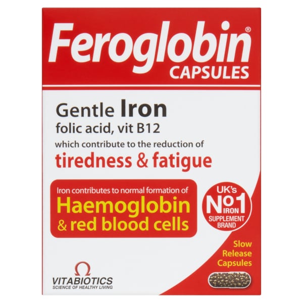 Vitabiotics Feroglobin Capsules 30s