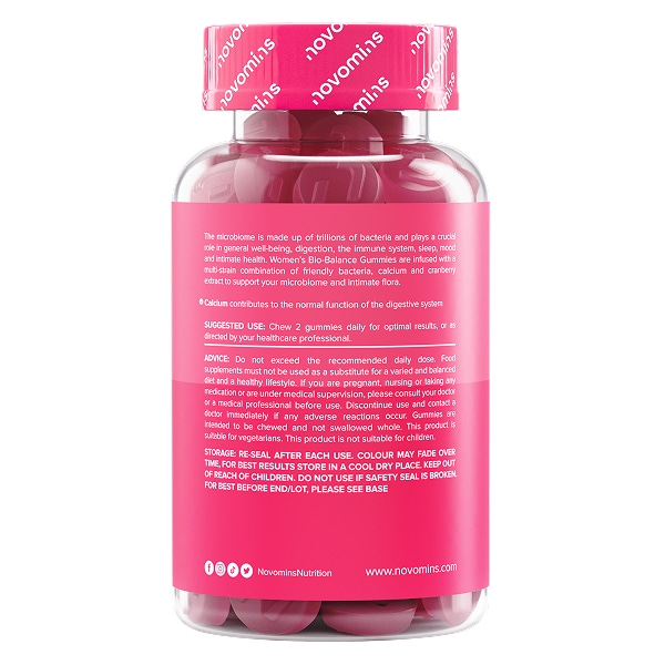 Novomins Women's Bio Balance - 60 Gummies