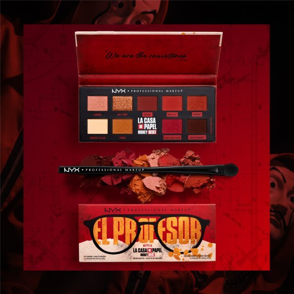 NYX Professional Makeup X Netflix Money Heist 9 Eye Palette