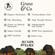 Grass & Co. Focus Lion's Mane Mushrooms Capsules