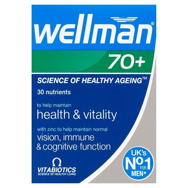 Vitabiotics Wellman 70+ - 30 Tablets