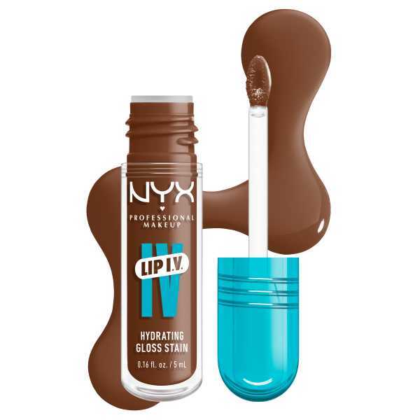 NYX Professional Makeup Lip IV Hydrating Lip Stain Gloss Splash Spice