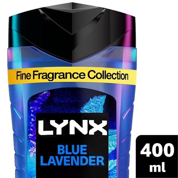 Lynx Blue Lavendar Shower Gel Body Wash For Men 400Ml