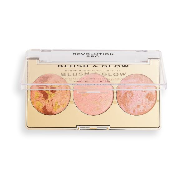 Revolution Pro Blush & Glow Palette Peach Glow