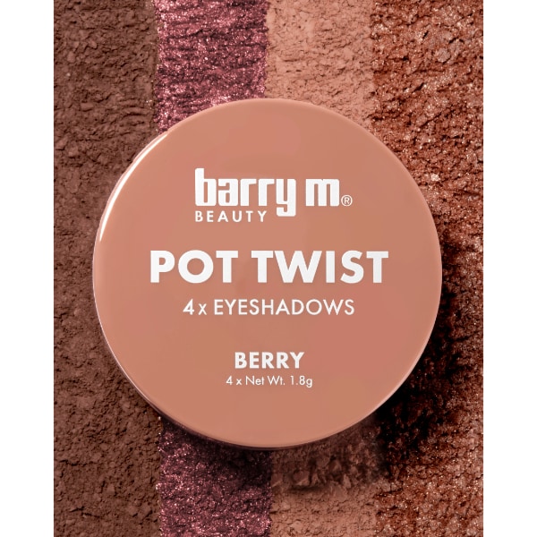 Barry M Pot Twist 4X Eyeshadows - Berry