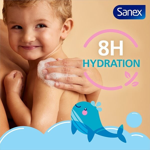 Sanex Zero% Baby Bath Foam & Shampoo 450Ml