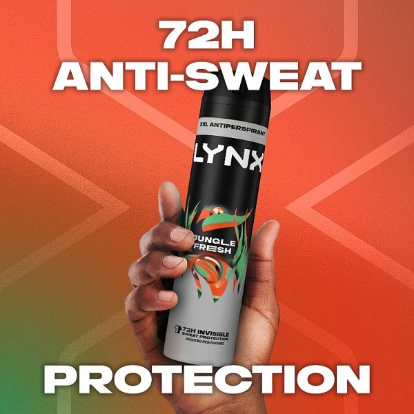 Lynx Antiperspirant Deodorant Aerosol Jungle Fresh 250ml